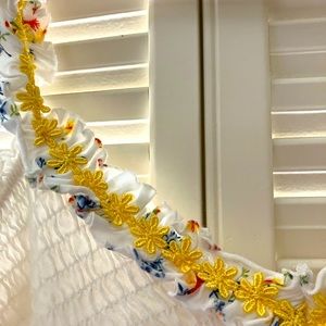 Free people boho flower girl top